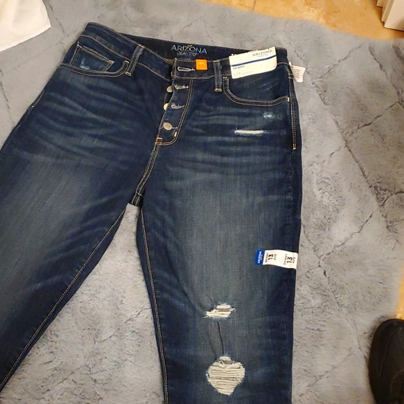 Arizona Distressed Jeans size 13 - Picture 1 of 4
